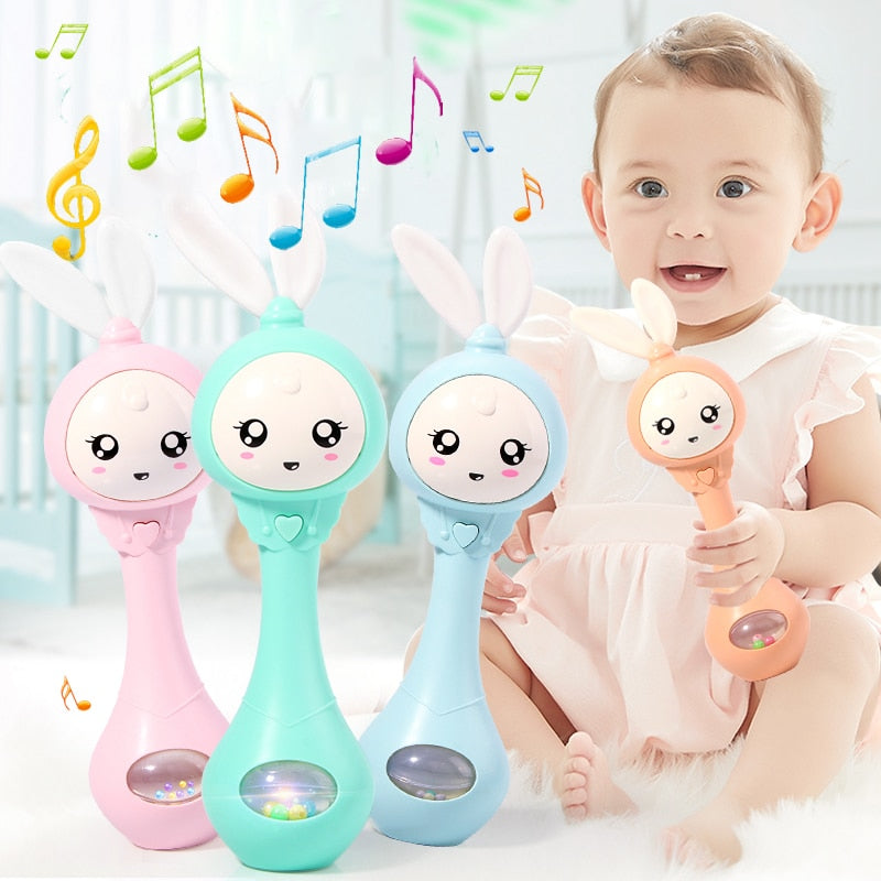 Sonajero intermitente con música para bebé