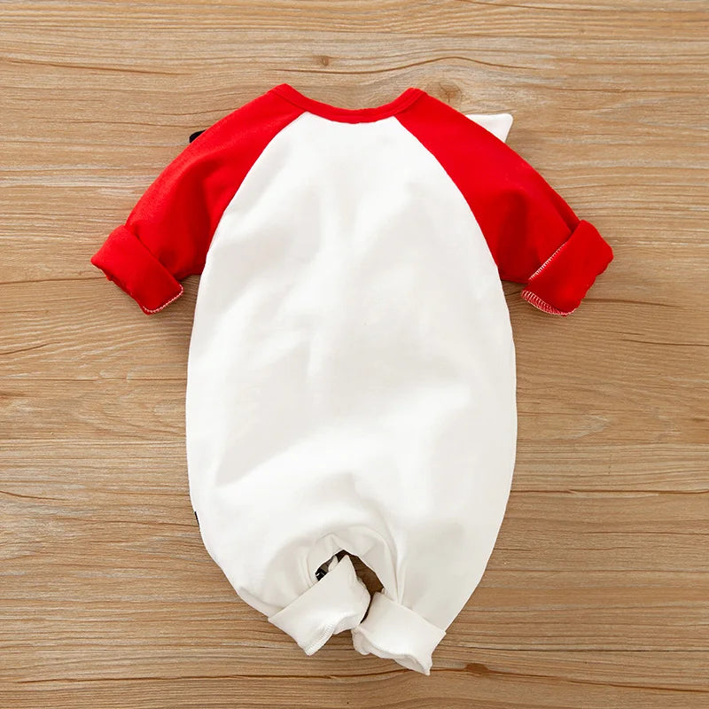 Baby Bodysuit with Cow Design